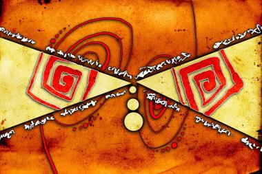 soyut renk tasarımı sanat illüstrasyonu