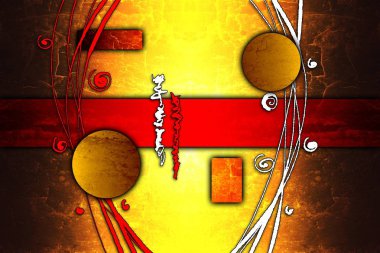 soyut renk tasarımı sanat illüstrasyonu