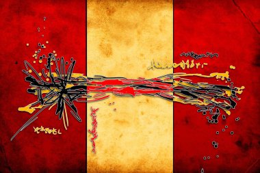 soyut renk tasarımı sanat illüstrasyonu