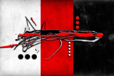 soyut renk tasarımı sanat illüstrasyonu