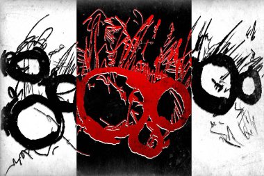 soyut renk tasarımı sanat illüstrasyonu