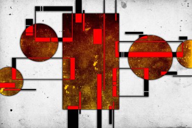 soyut renk tasarımı sanat illüstrasyonu