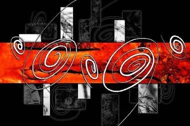 soyut renk tasarımı sanat illüstrasyonu