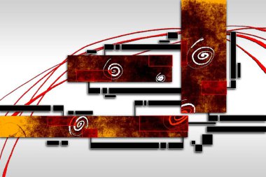 soyut renk tasarımı sanat illüstrasyonu