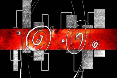 soyut renk tasarımı sanat illüstrasyonu