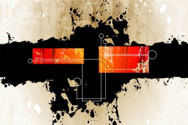 soyut renk tasarımı sanat illüstrasyonu