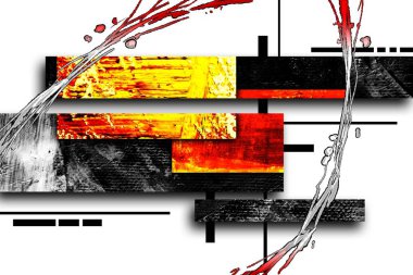 soyut renk tasarımı sanat illüstrasyonu