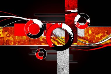 soyut renk tasarımı sanat illüstrasyonu