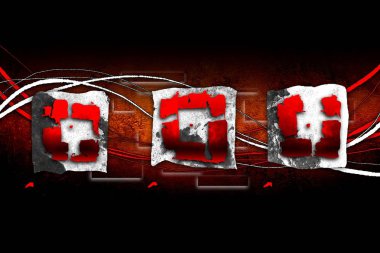 soyut renk tasarımı sanat illüstrasyonu