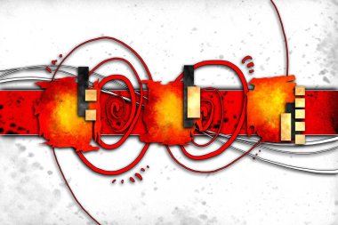 soyut renk tasarımı sanat illüstrasyonu