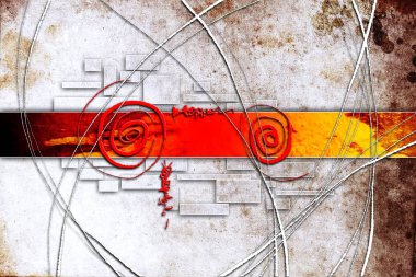 soyut renk tasarımı sanat illüstrasyonu