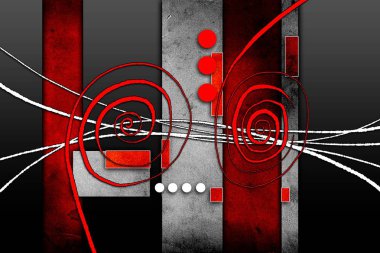 soyut renk tasarımı sanat illüstrasyonu