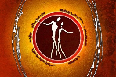 soyut renk tasarımı sanat illüstrasyonu