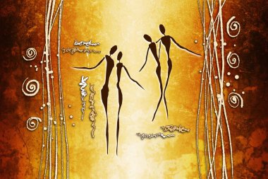 soyut renk tasarımı sanat illüstrasyonu