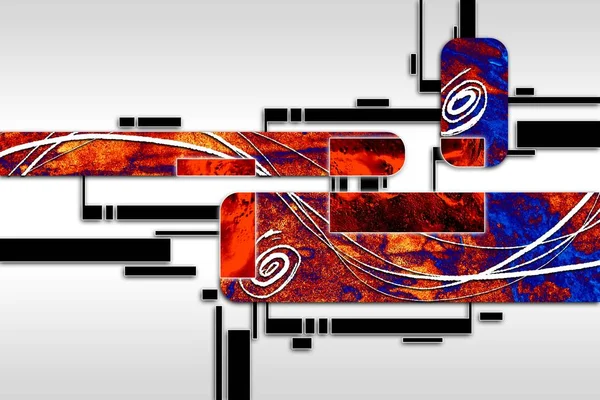 soyut renk tasarımı sanat illüstrasyonu