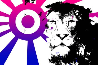 Kaplan illüstrasyon renk sanat