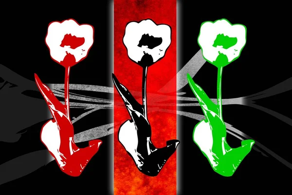 Sanat illüstrasyonu çiçekli klasik arkaplan