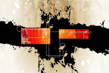 soyut renk tasarımı sanat illüstrasyonu