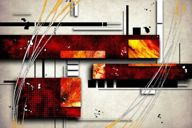 soyut renk tasarımı sanat illüstrasyonu