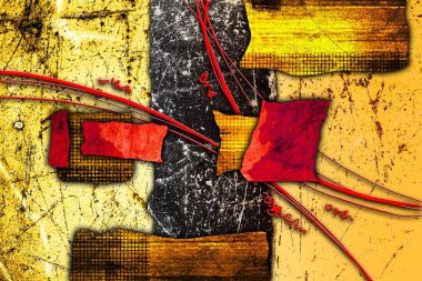 soyut renk tasarımı sanat illüstrasyonu