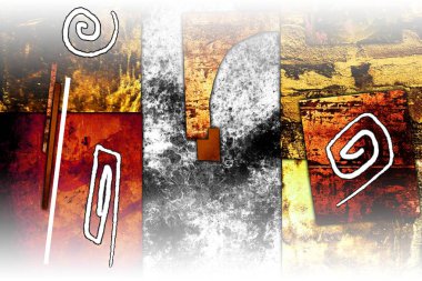 soyut renk tasarımı sanat illüstrasyonu