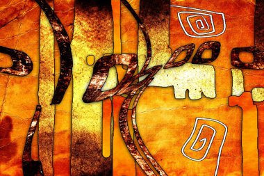 soyut renk tasarımı sanat illüstrasyonu