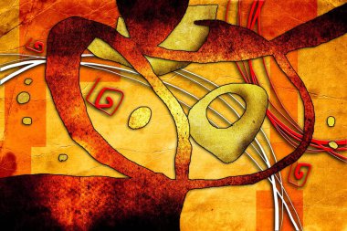 soyut renk tasarımı sanat illüstrasyonu