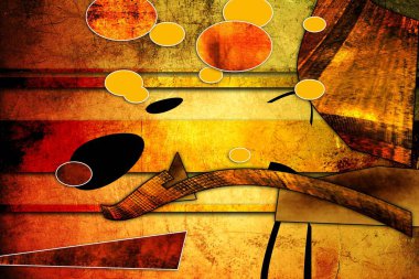 soyut renk tasarımı sanat illüstrasyonu