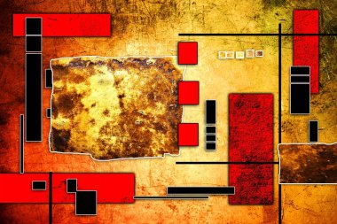 soyut renk tasarımı sanat illüstrasyonu