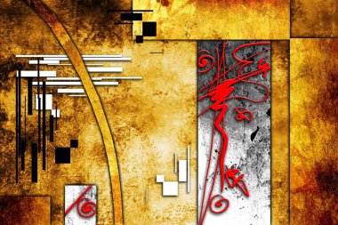 soyut renk tasarımı sanat illüstrasyonu