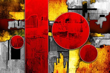 soyut renk tasarımı sanat illüstrasyonu