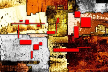 soyut renk tasarımı sanat illüstrasyonu