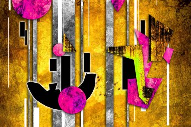 soyut renk tasarımı sanat illüstrasyonu