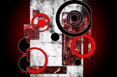 soyut renk tasarımı sanat illüstrasyonu