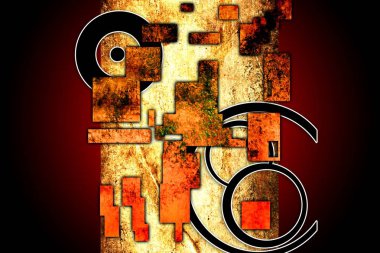 soyut renk tasarımı sanat illüstrasyonu