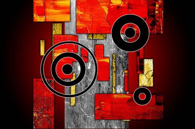 soyut renk tasarımı sanat illüstrasyonu