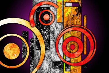 soyut renk tasarımı sanat illüstrasyonu