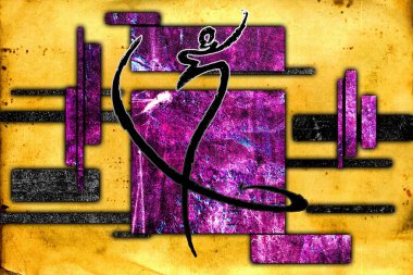 soyut renk tasarımı sanat illüstrasyonu