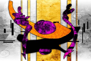 soyut renk tasarımı sanat illüstrasyonu