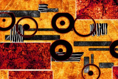 soyut renk tasarımı sanat illüstrasyonu