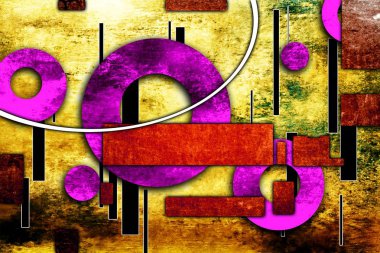 soyut renk tasarımı sanat illüstrasyonu