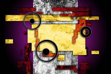 soyut renk tasarımı sanat illüstrasyonu