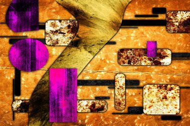 soyut renk tasarımı sanat illüstrasyonu