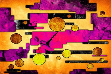 soyut renk tasarımı sanat illüstrasyonu