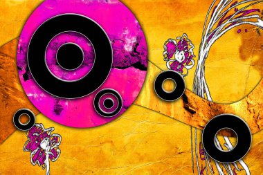 soyut renk tasarımı sanat illüstrasyonu