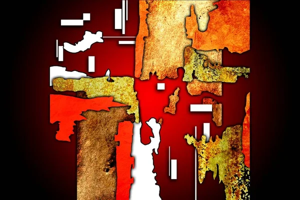 soyut renk tasarımı sanat illüstrasyonu