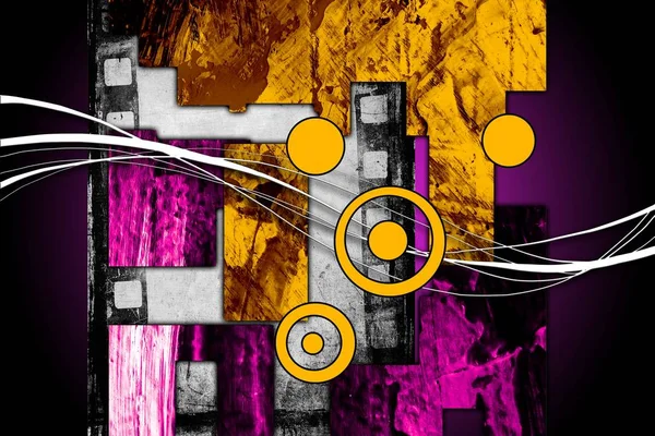 soyut renk tasarımı sanat illüstrasyonu