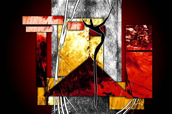 soyut renk tasarımı sanat illüstrasyonu