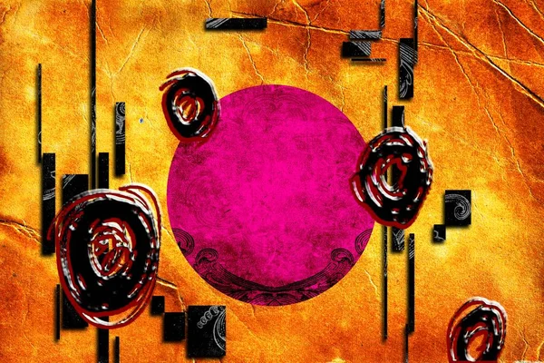 soyut renk tasarımı sanat illüstrasyonu