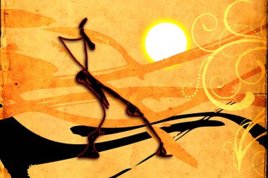 soyut renk tasarımı sanat illüstrasyonu